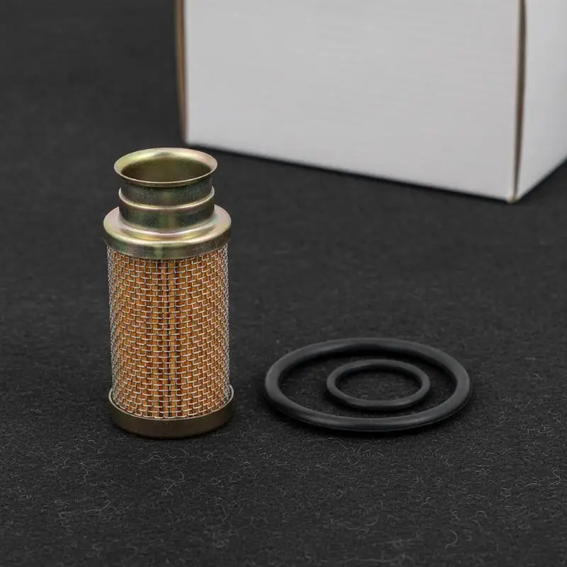 Universal Clear Inline Fuel Filter Stainless Steel Core High Flow Rate Stable Performance for Car Motorcycle ATV Use