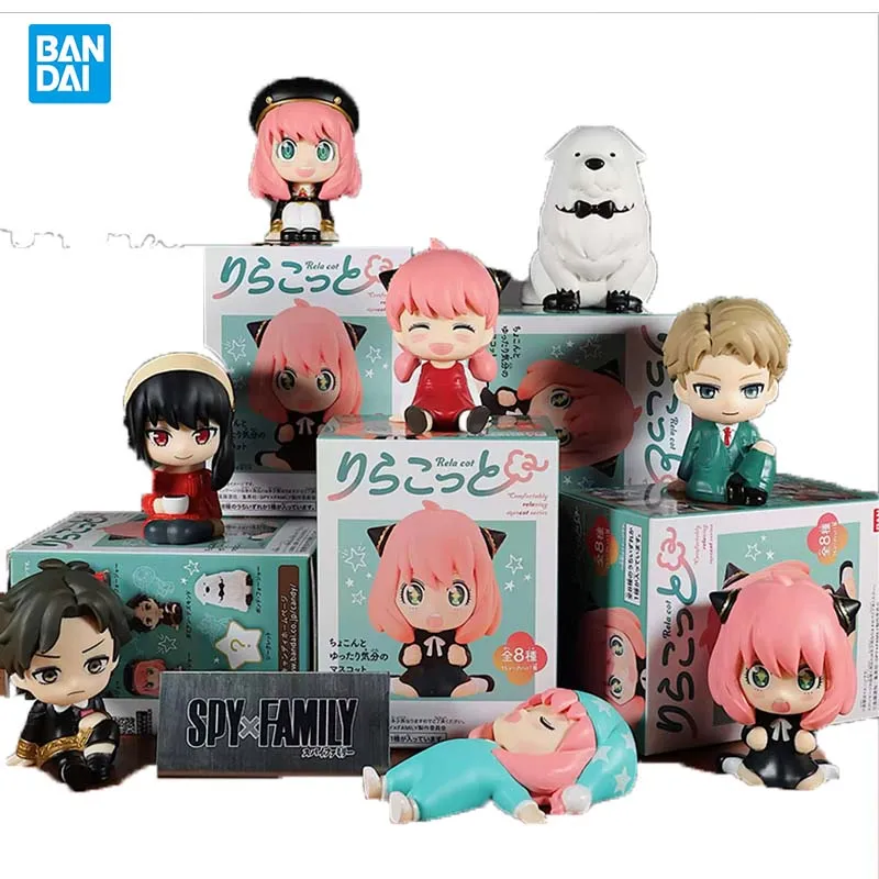 Bandai Digimon Gacha kapsułka pudełko z niespodzianką SPY×FAMILY Lloyd fałszerz Yor fałszerz Anya fałszerz Gashapon Anime figurka zabawka dla kolekcjonerów