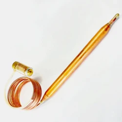 Customizable ( Two Pieces ) Gas Thermostat Capillary Tube Temperature Range 13-38℃ For Gas Valve Water Heater