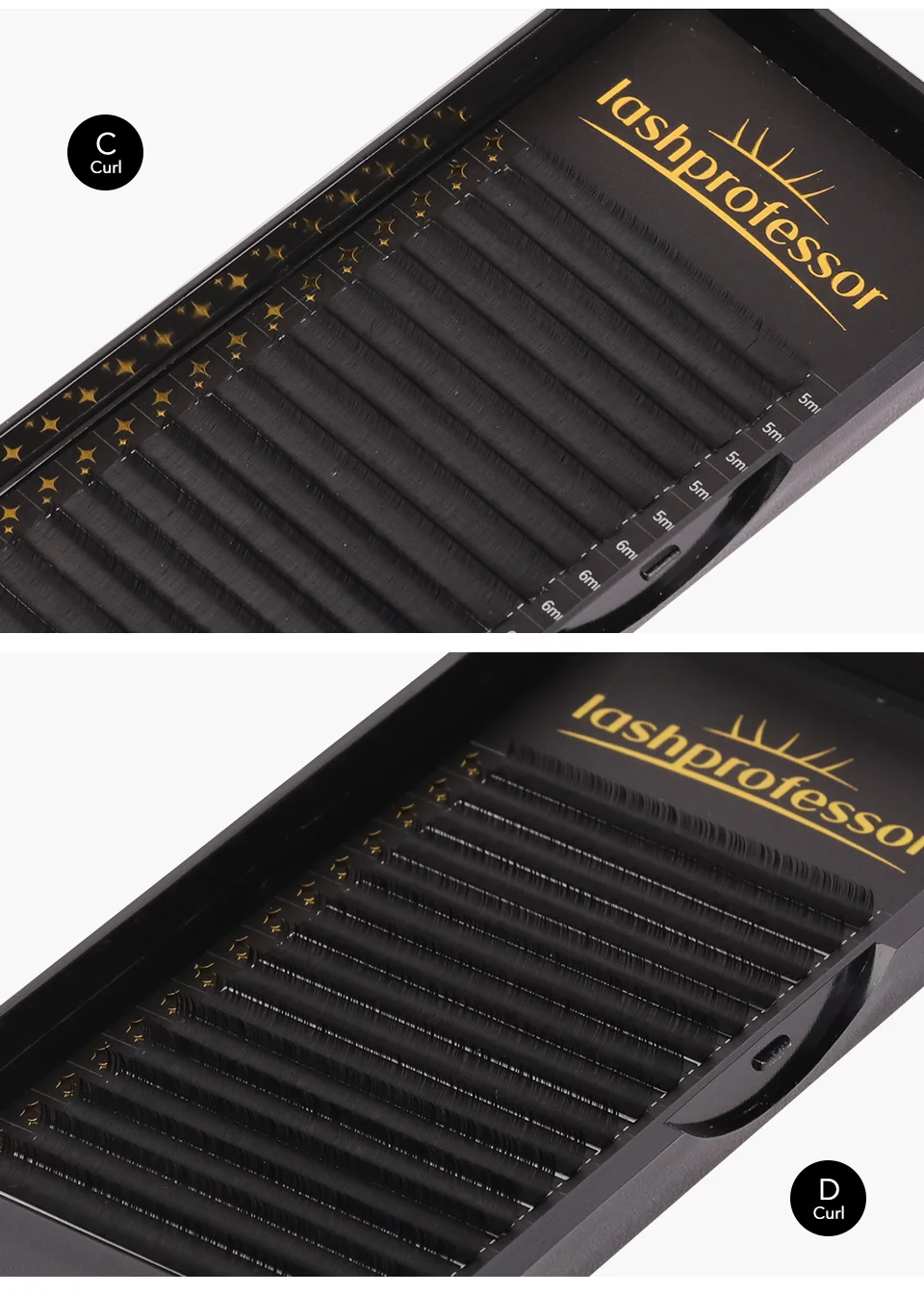Lashprofessor Bottom Lash Extensions Mix 5 6 7 mm unter der Wimpern Kurze natürliche B/C/D Curl Flase Wimpern Make-up Maquillaje Cilios – Detail 3