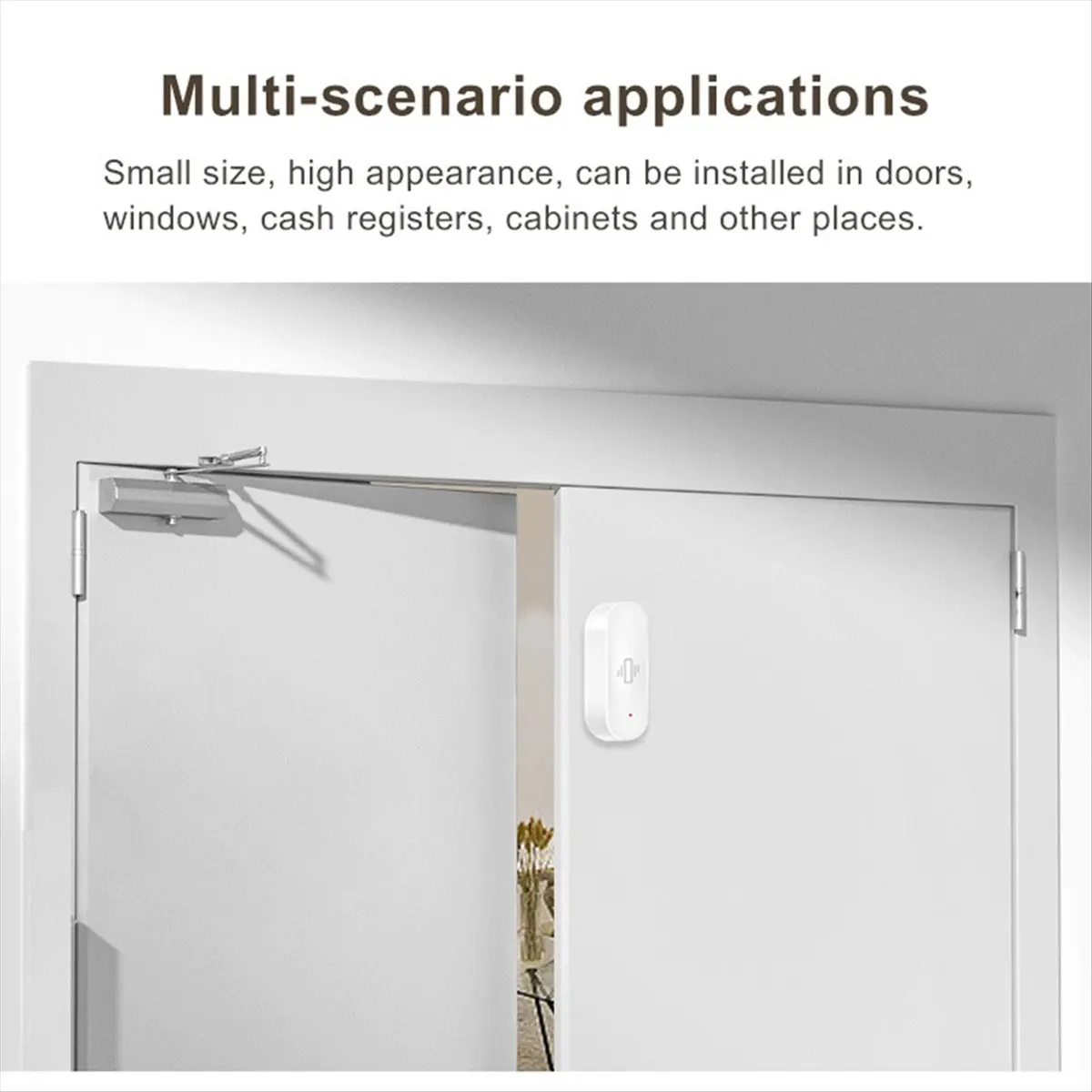 Tuya WiFi Smart Vibration Sensor Motion Detection Real-Time Remote Monitor Alarm for Home Window Drawers