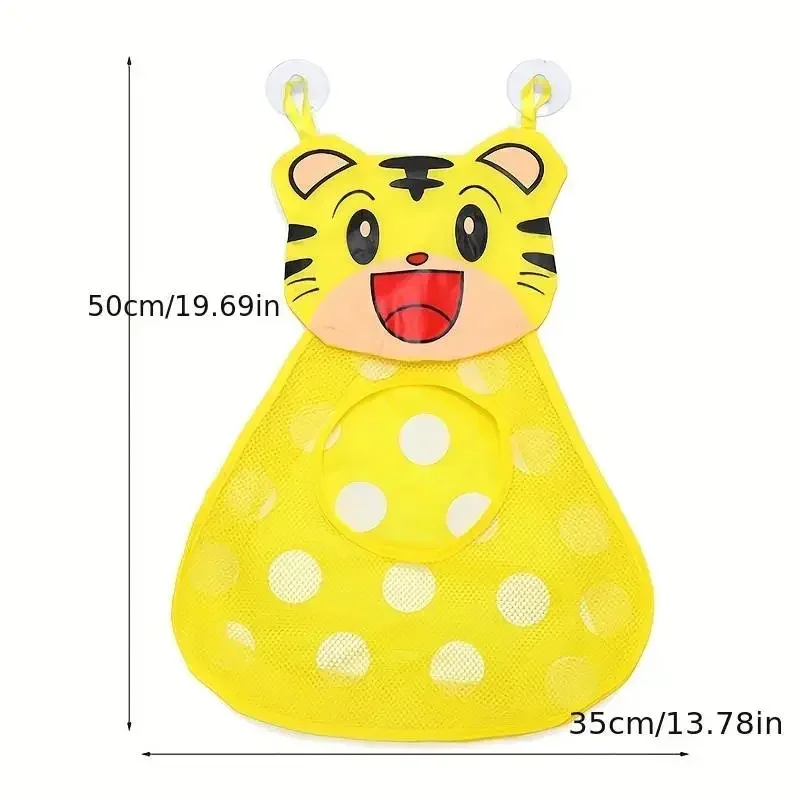 vvocci Storage Bag For Kids Strong Suction Cups Durable Polyester Perfect for Duck Frog Bath Toy Organize Water Toys Game Bag - view 4