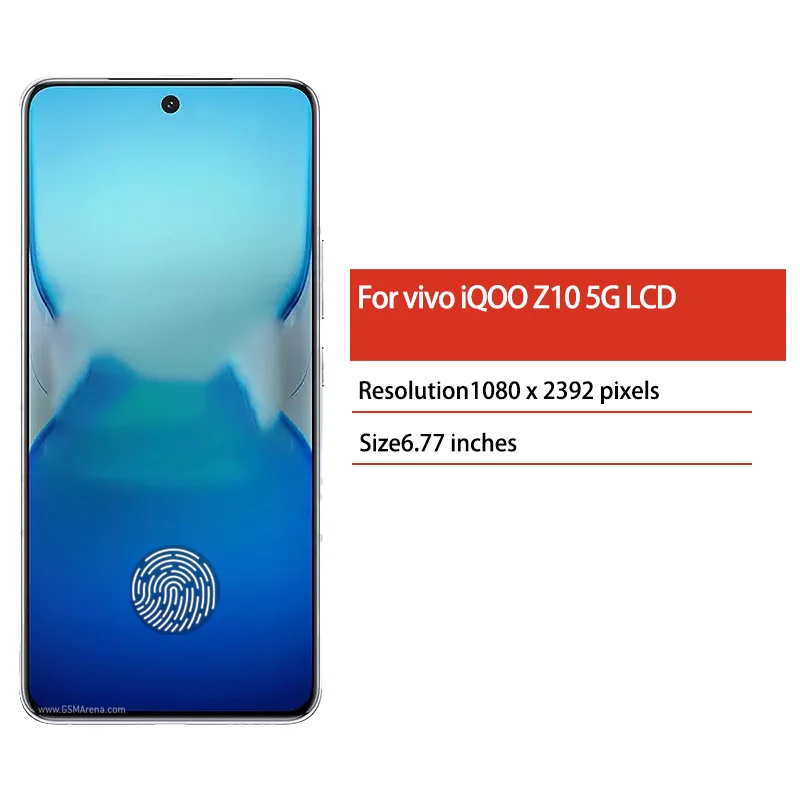 Wyświetlacz AMOLED 6,77'' do vivo iQOO Z10, Ekran LCD z dotykiem i digitizerem do vivo iQOO Z10 5G, Zestaw do wymiany — zdjęcie produktu 2