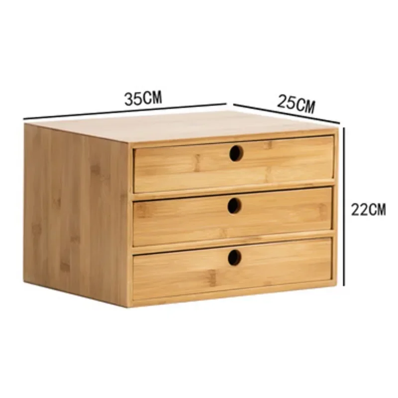 Eco-Friendly Multi Layer Bamboo Desktop Drawer, Under Desk Storage Organizer Versatile for Multiple Scenes, Modern Home Solution