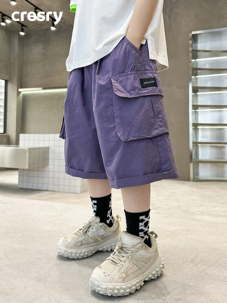 cresry-pantaloncini-da-lavoro-alla-moda-per-ragazzi-estivi-sottili-a-cinque-punti-larghi-con-elastico-in-vita-in-misto-cotone-traspirante-per-bambini