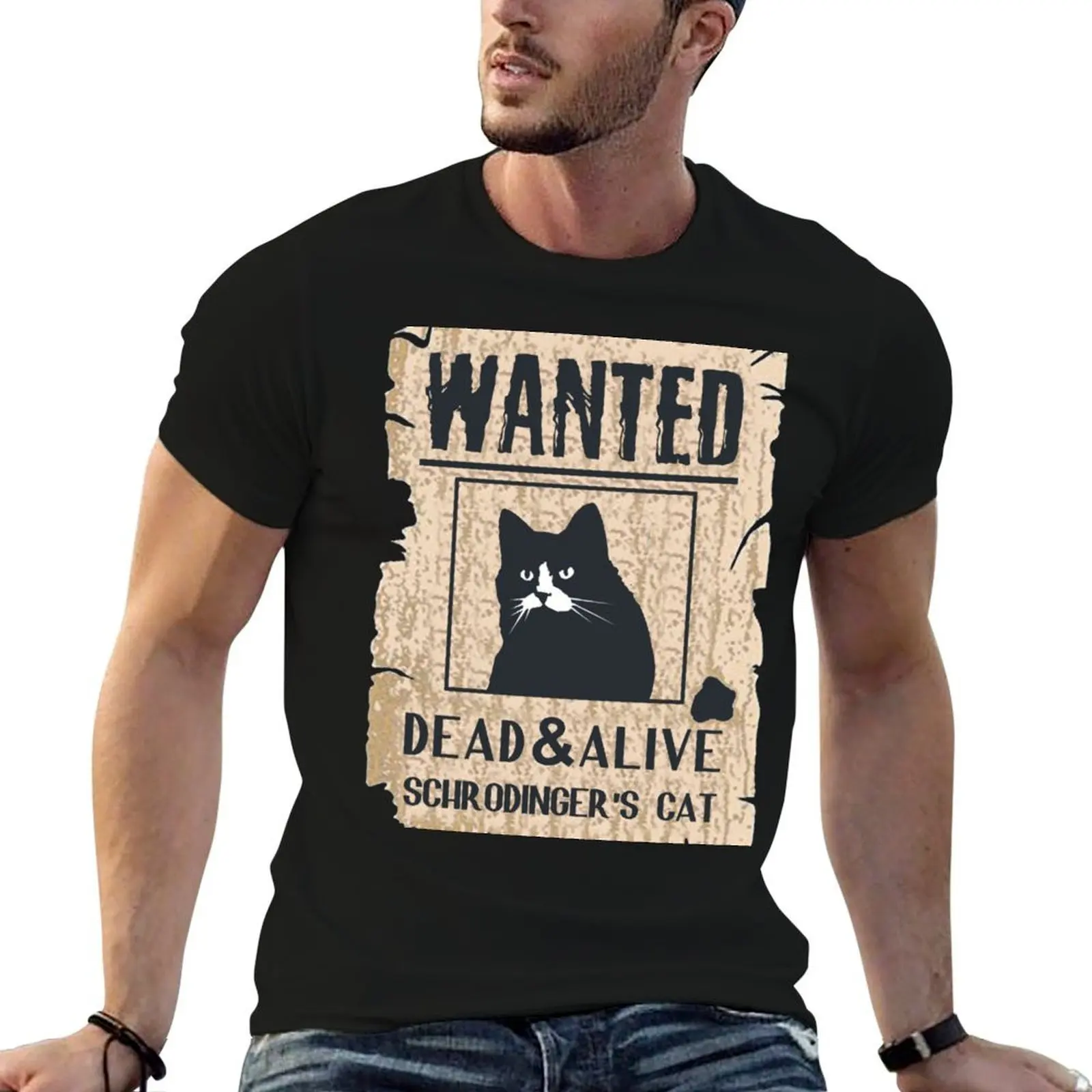 T-shirt à manches longues pour amoureux des chats, drôle et amusant, en coton doux, à manches courtes, en coton basique