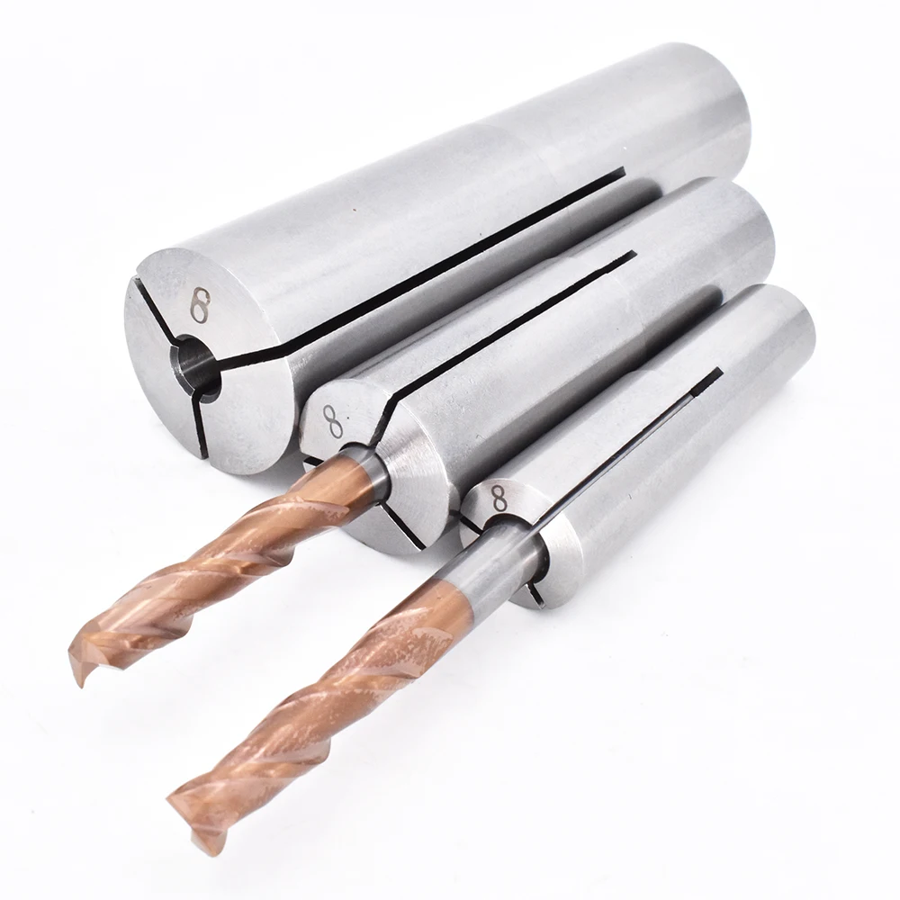 5pcs MT3 collet set chuck D4 6 8 10 12mm ms spring collet morse taper spring collet thread M12 collet chuck cnc milling