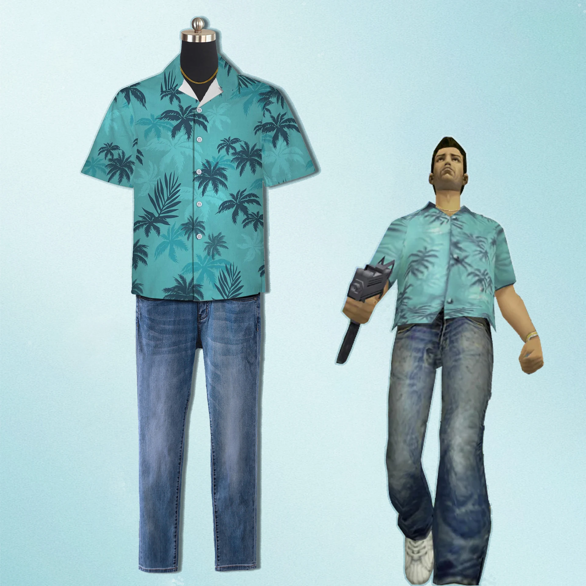 GTA Vice City Clothing: The Ultimate Tommy Vercetti Cosplay Outfit for Fans and Event Enthusiasts
