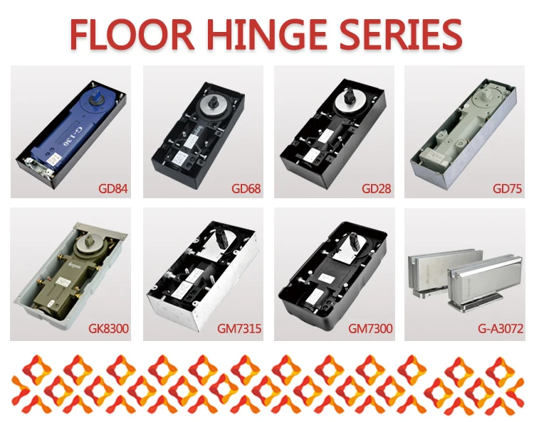 Adjustable Glass Door Hydraulic Hinge Door Floor Stainless Steel Hydraulic Patch Accessories