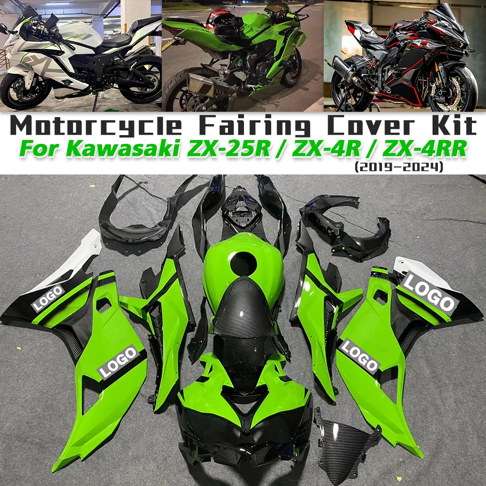 For Kawsaki Ninja ZX-25R ZX-4RR ZX-4R 2019-2024 Motorcycle Fairing Cover Kit Set Decorative Cover Shell Fit on ZX4R 2022 2023 24