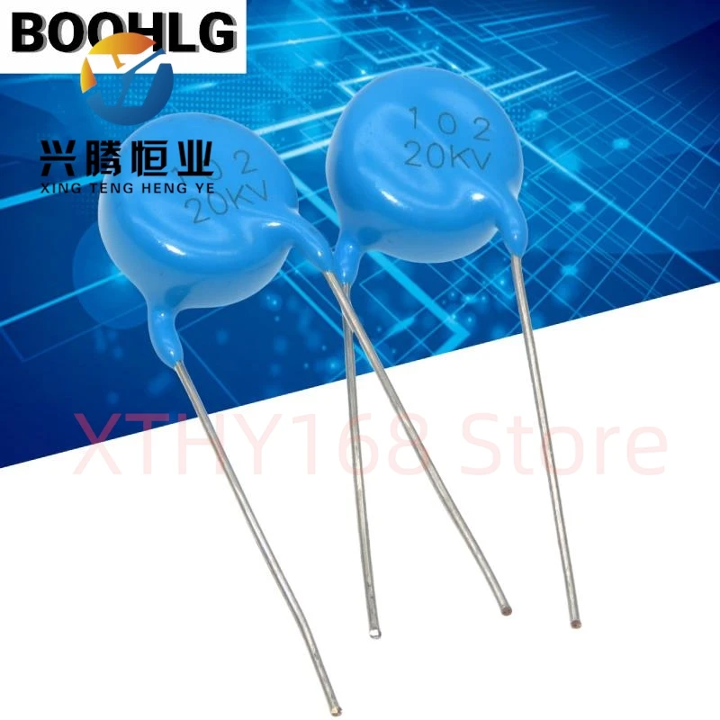 

10pcs High performance ceramic chip capacitor 20KV 102 1NF 0.001UF 1000PF Dissolve