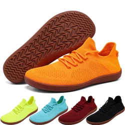 Minimalist barefoot shoes Unisex lightweight breathable wide toe sneakers outdoor casual walking shoes
