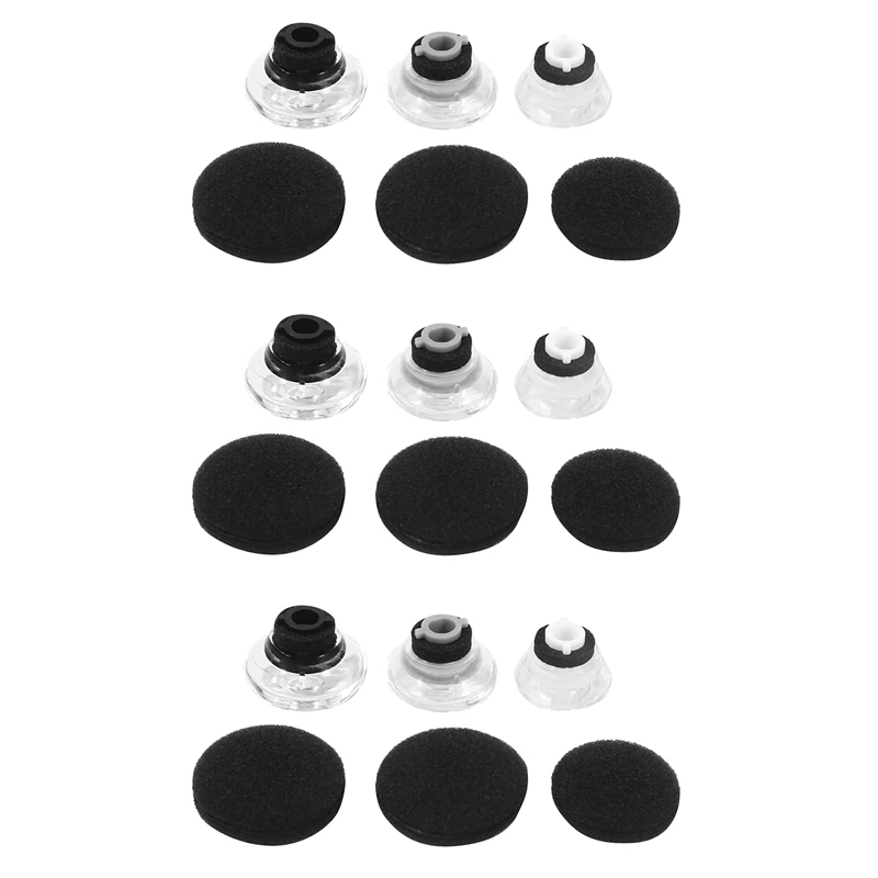 9-Piece Large, Medium And Small Replacement Earplug Gels For Plantronics Voyager Legend Eartip Kit