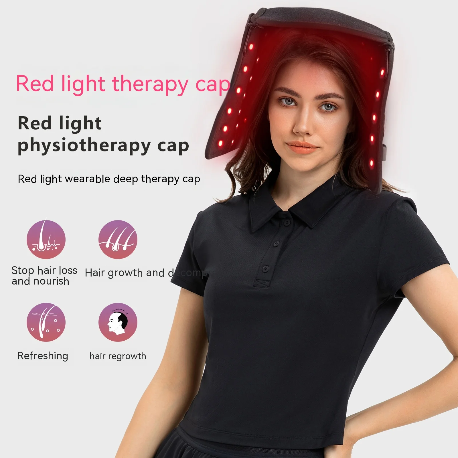 Red Light Hair Growth Cap Physiotherapy Instrument