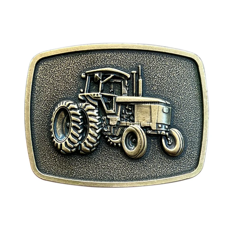 Creative retro agricultural tools class belt buckle Western style