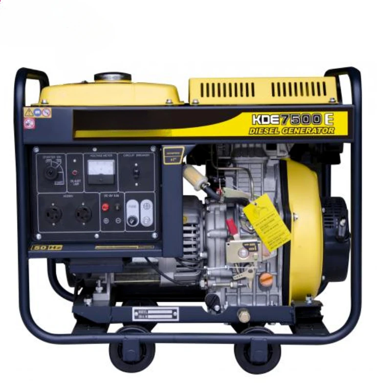 

Generator KDE7500E6KW Diesel Generator Single 220V Electric Start