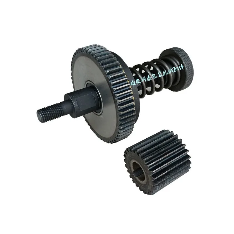 Tension controller, simple mechanical friction plate, gear brake, tensioner, manual adjustment of discharge tension and tension