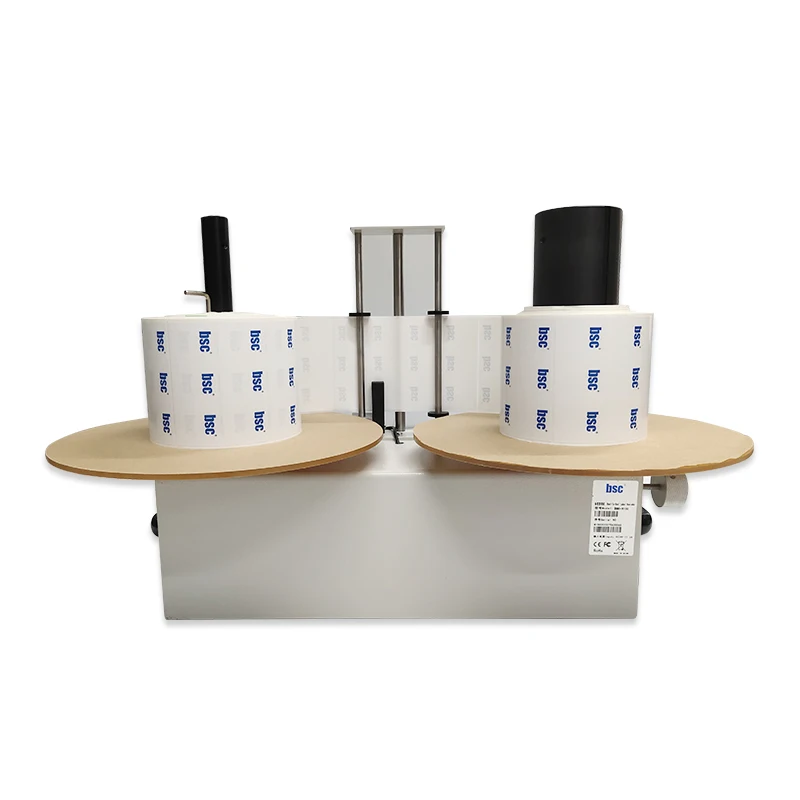 Bsc-R150 Reel to Reel Label Rewinder with Pieces Counter Display Label Big Roll Seperate Small Rewinding Machine
