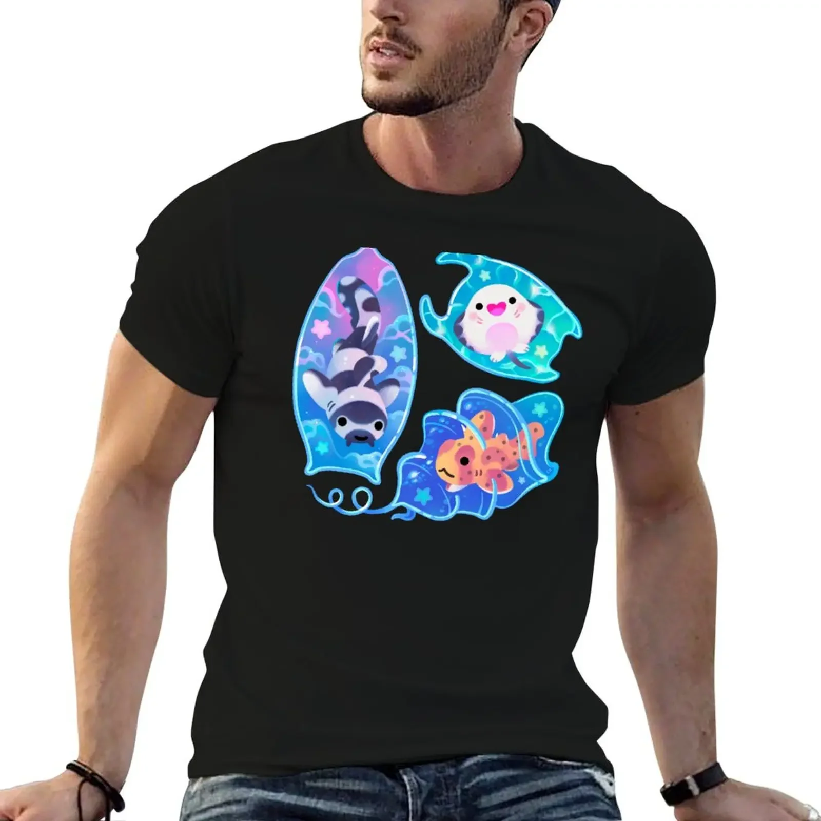 Mermaid's purse (shark egg) - bright T-Shirt blacks anime clothes for a boy slim fit t shirts for men