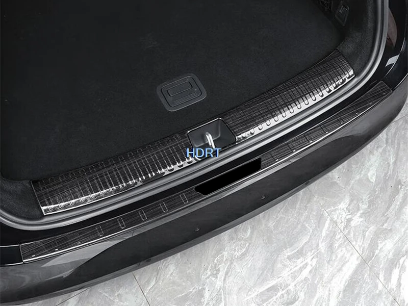 Car Styling Accessories Sticker Rear Trunk Plate Bumper Boot Guard Door Sill Welcome Pedal Cover For Leading Ideal Li L6 2024 +