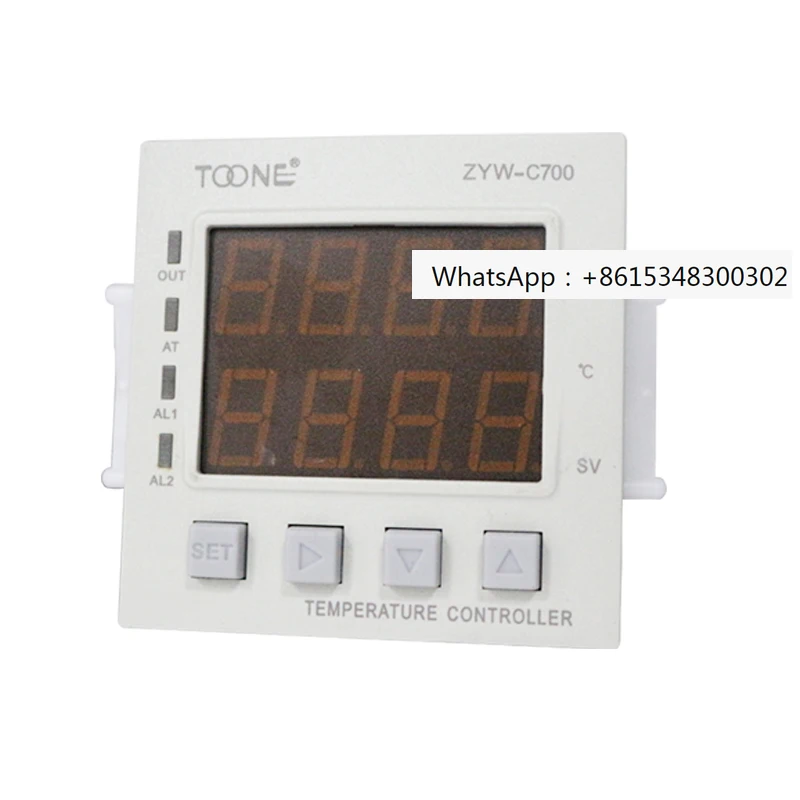 Zhuoyi Temperature Controller ZYW-C700 K-type Thermocouple Intelligent Temperature Controller 72 * 72mm