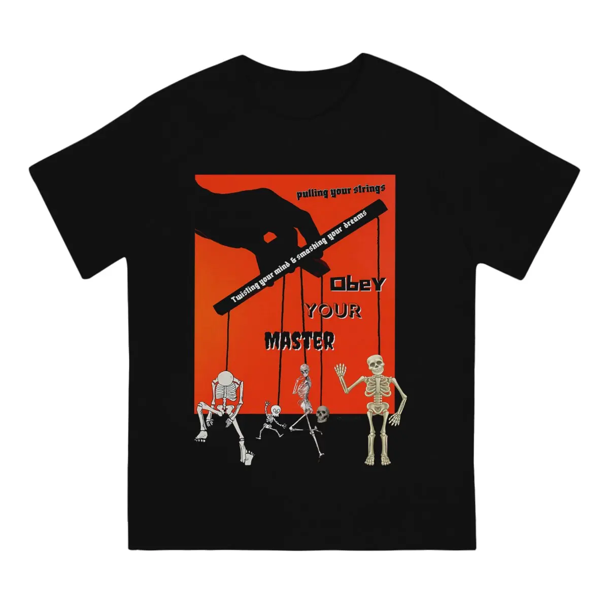 String Puppet TShirt for Men Pulling Your Strings Basic Summer Tee T Shirt High Quality New Design Loose