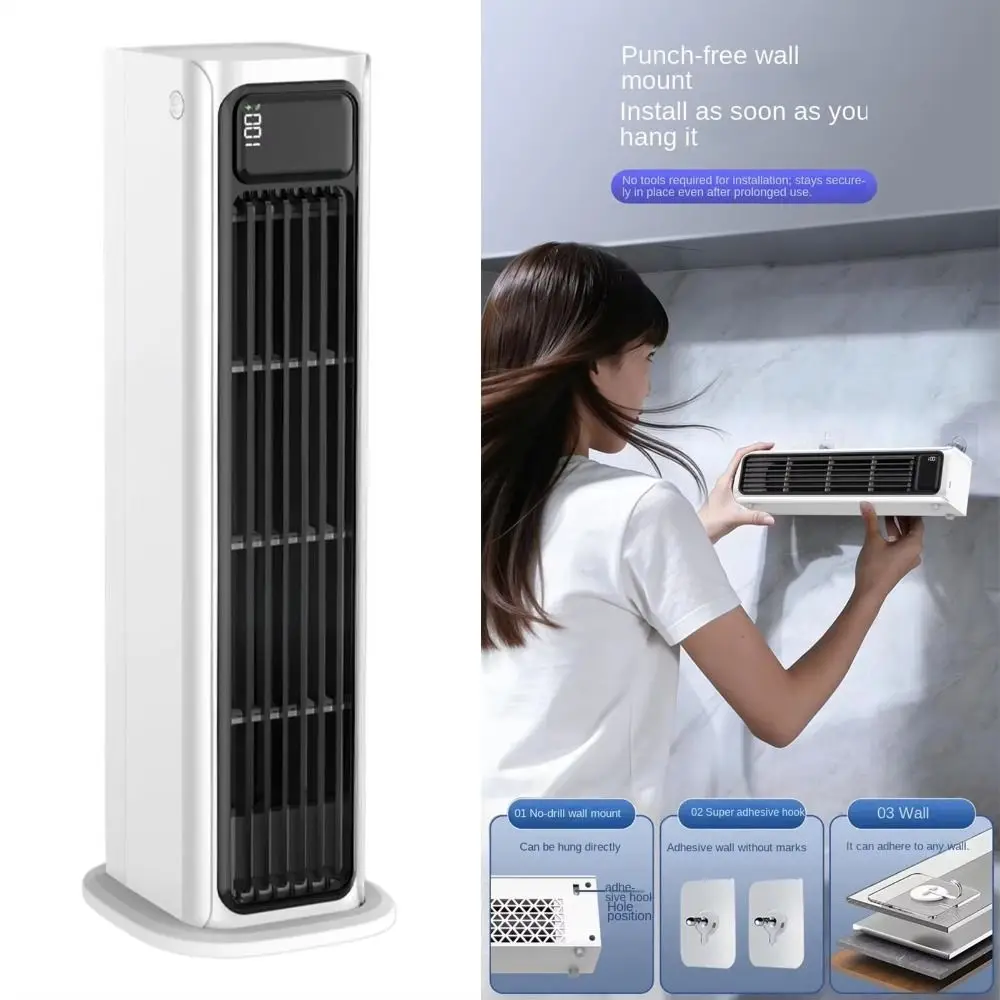 Wall-Mount Air Cooler Fan Multi-Functional Soft Airflow Cooling Fan Portable Mini Air Cooler Mini Air Cooler Fan Household