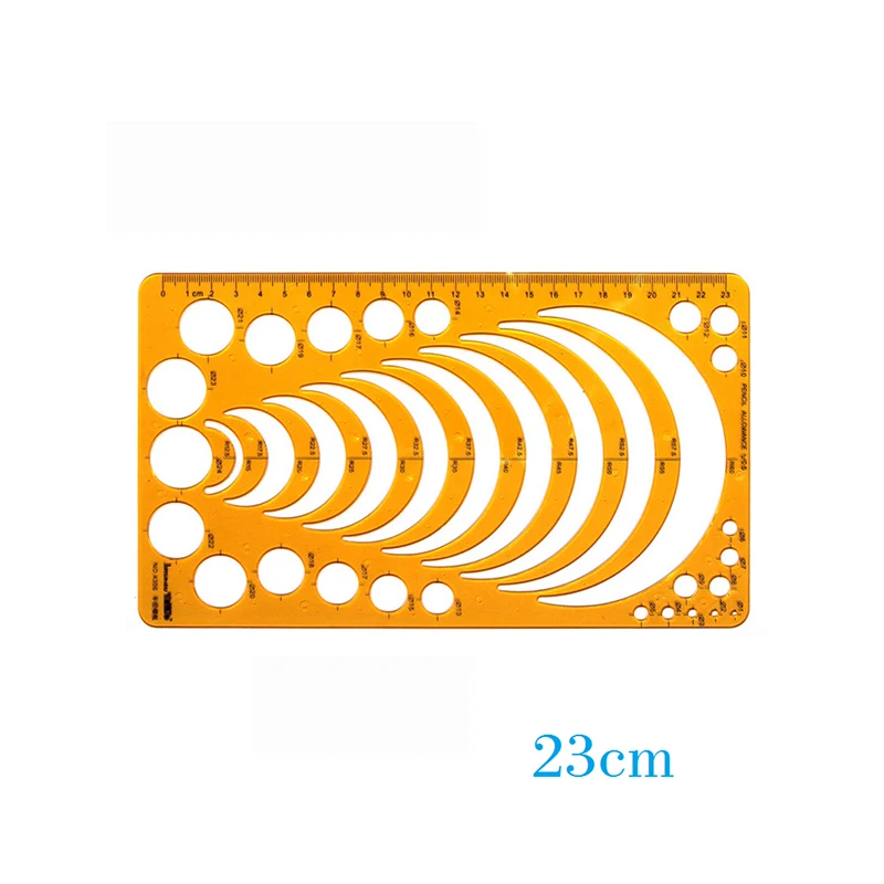 Arc Radius Drawing Template Semicircle Ruler Drafting Template Jewelry Building Design No.4356