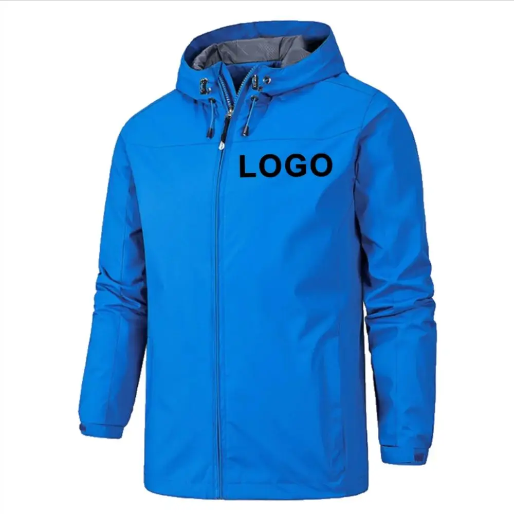 AliExpress NONE Windproof Waterproof Outdoor Jacket Breathable Thin Jackets Windbreaker Cycling Mountaineering Clothes Custom Logo Print