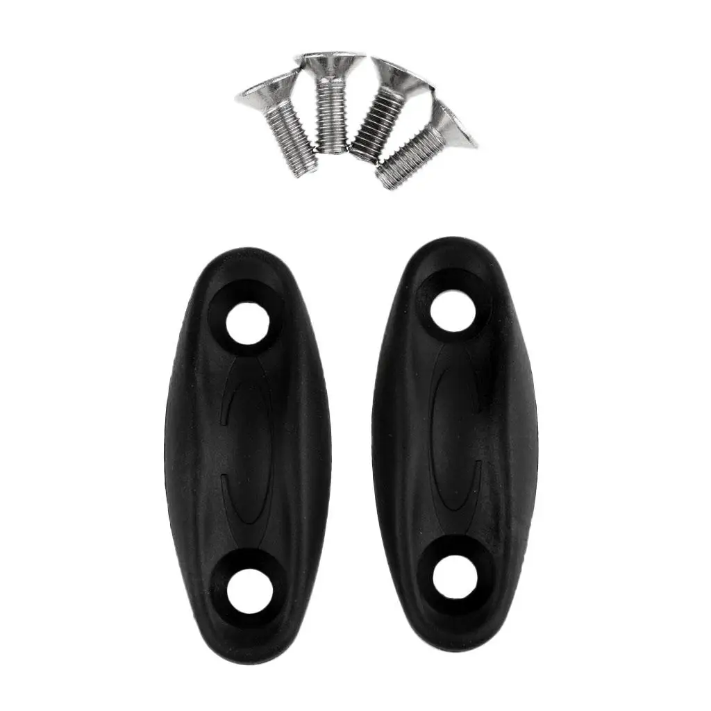 Universal Kayak Grab Handle Grip Black Nylon Toggle for Boat Canoe Dinghy Accessories and Storage