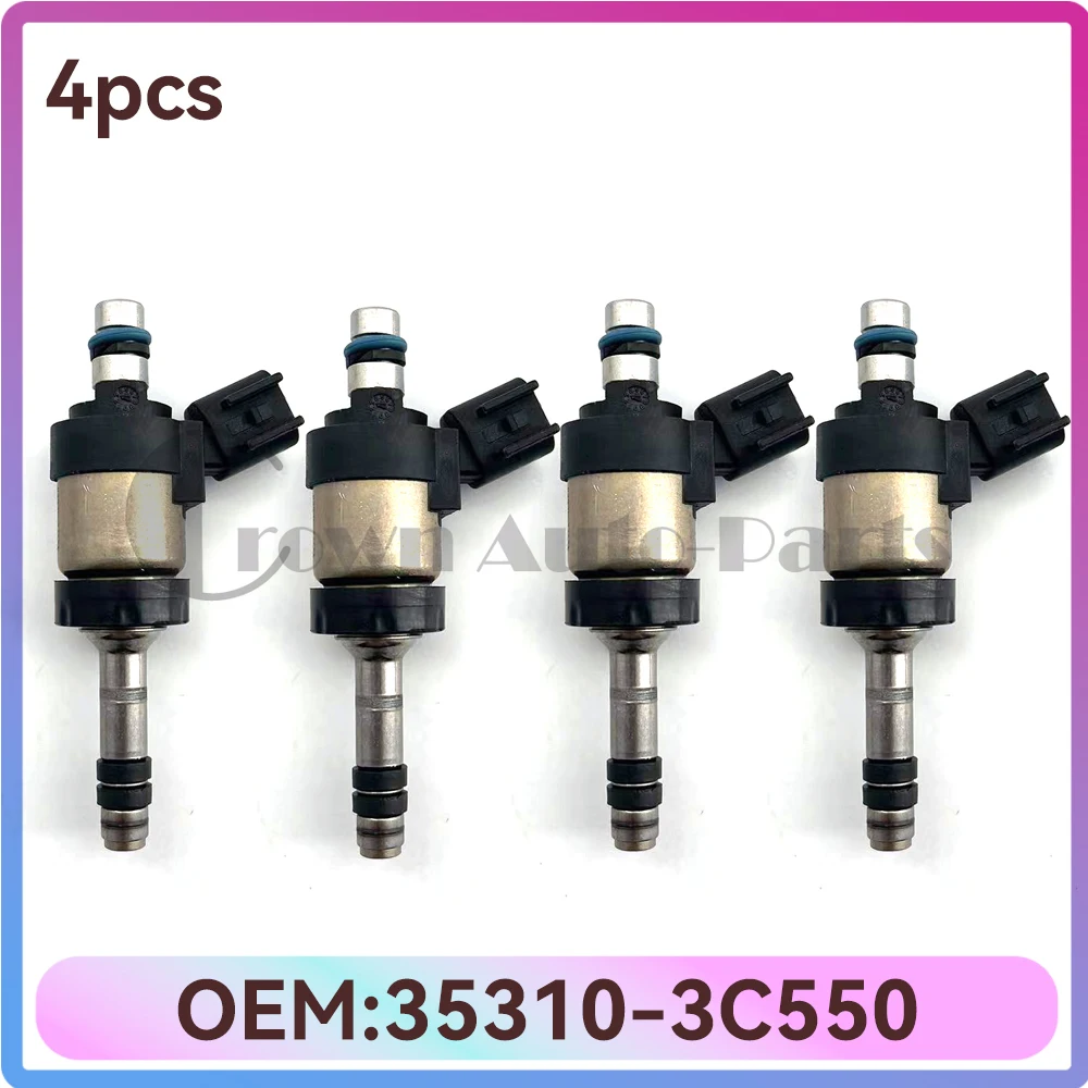 1/4PCS  Fuel Injectors 353103C550 For 2014-18 Kia Cadenza Sorento Sedona 3.3L V6  OEM 35310-3C550