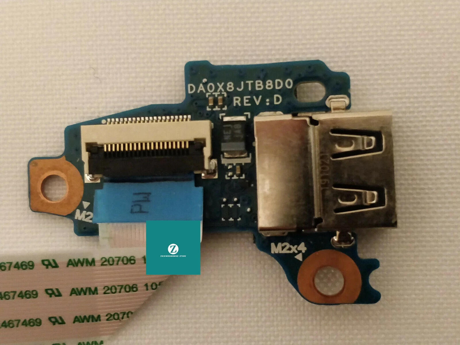 FOR HP ProBook 440 G6  G7 Power USB Board  Ribbon Flex Cable DA0X8JTB8D0 view 4