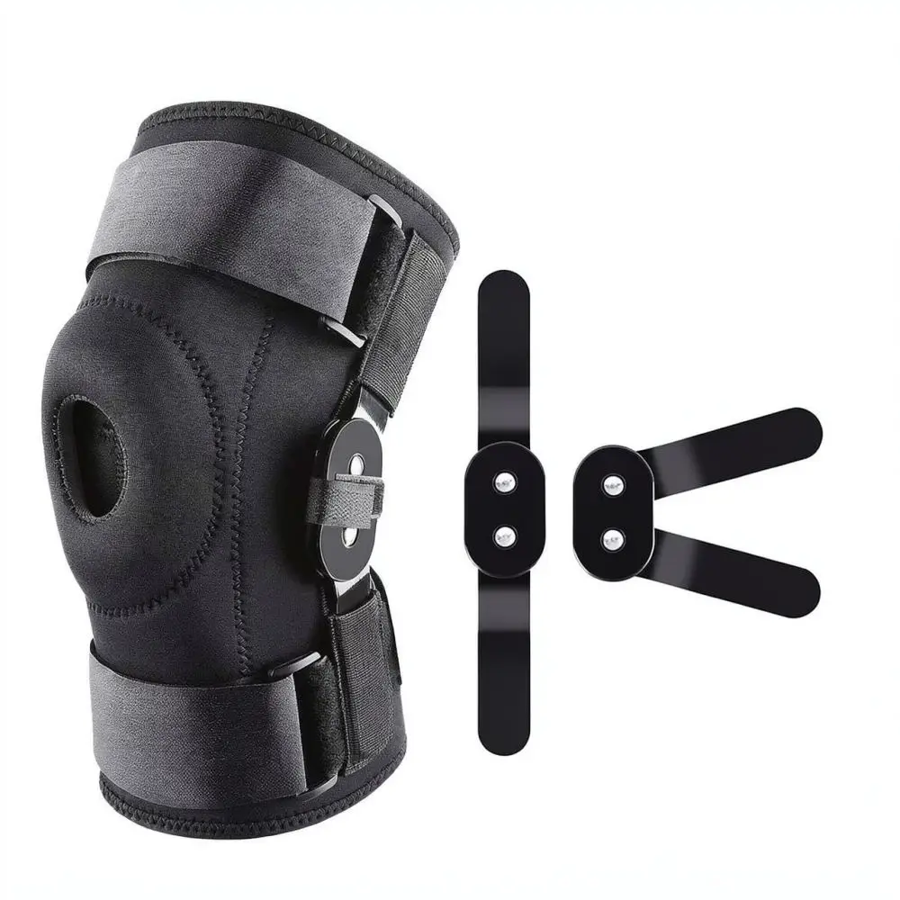 Professional Knee Support Pad For Basketball Running Volleyball Breathable Nylon Protective Gear With Steel Spring Stays