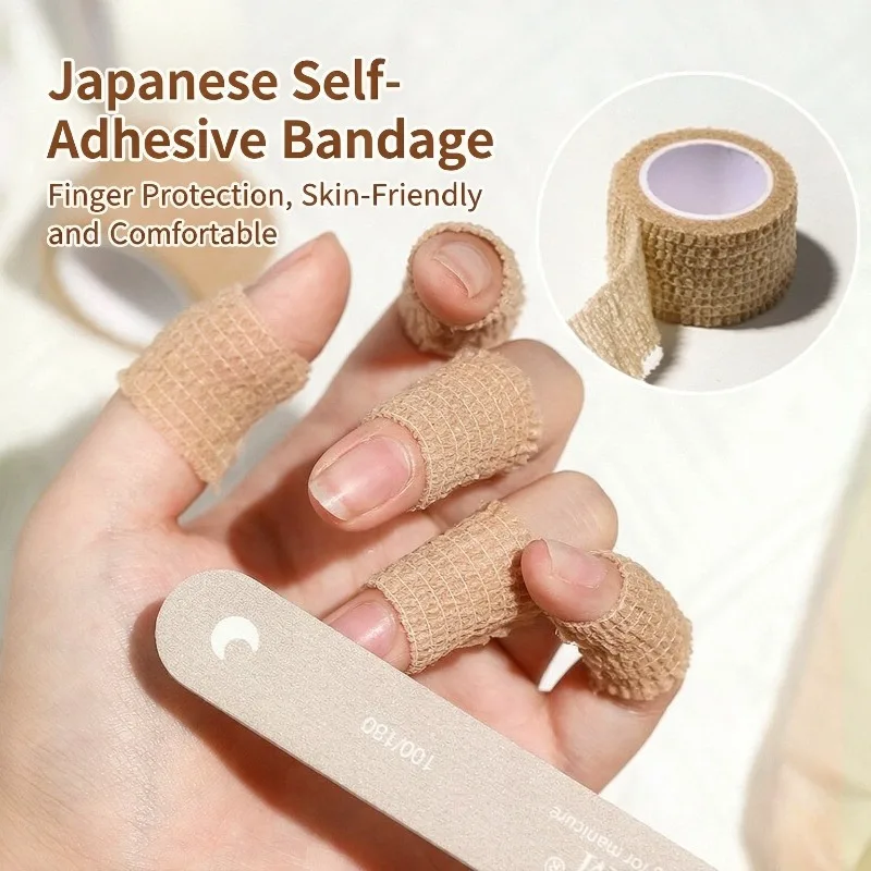 1pcs Self-Adhesive Nail Finger Protection Tape Breathable Wrap Anti UV/LED Wear Manicure Tool Nail Supply Nail Polish Organizer