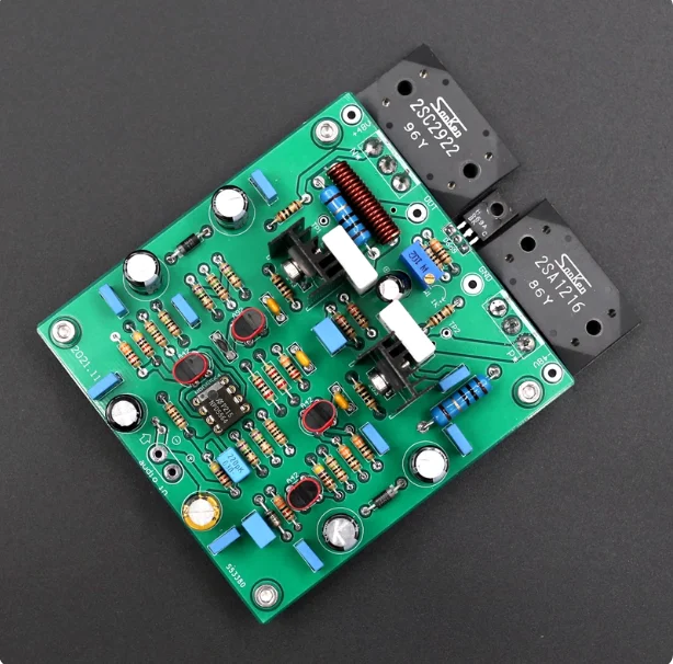 Golmund Circuit Mono Amplifier Board with NPD5564 Audiophile-Grade Twin FET Pair – 100W/8Ω