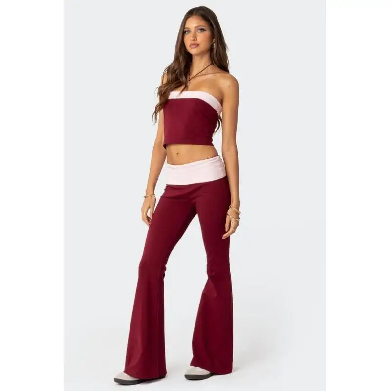 

Мужские повседневные брюки-клеш, трансграничные новые многослойные брюки, прямые брюки из ПВХ, зимняя коллекция