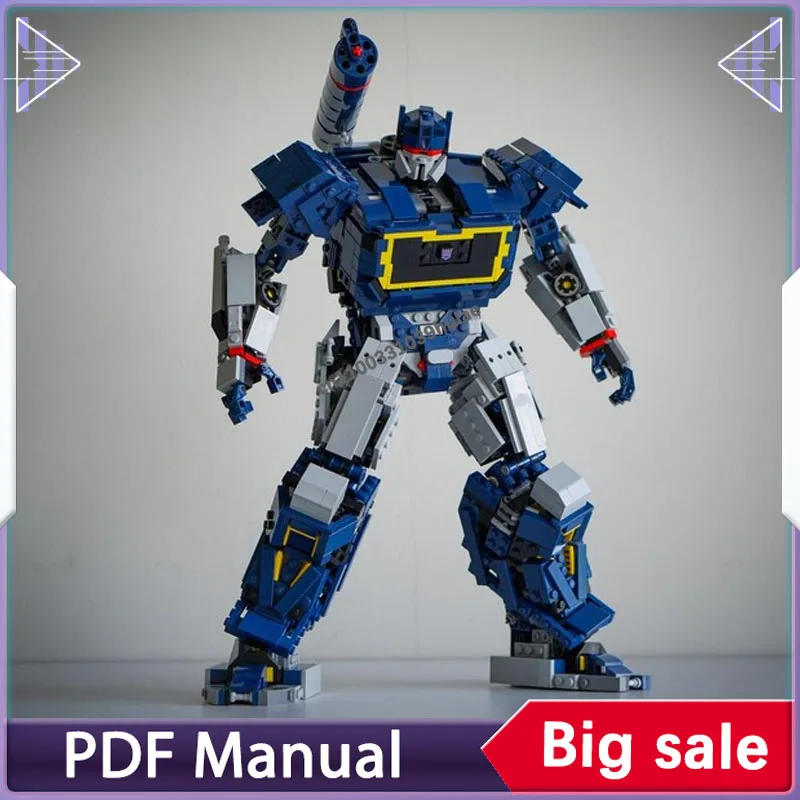 مجموعة مكعبات بناء BBM 2018 ساوند ويف، تماثيل دروع ميكانيكية، إكسسوارات للديكور، قطع بناء للكبار، هدية عيد الميلاد