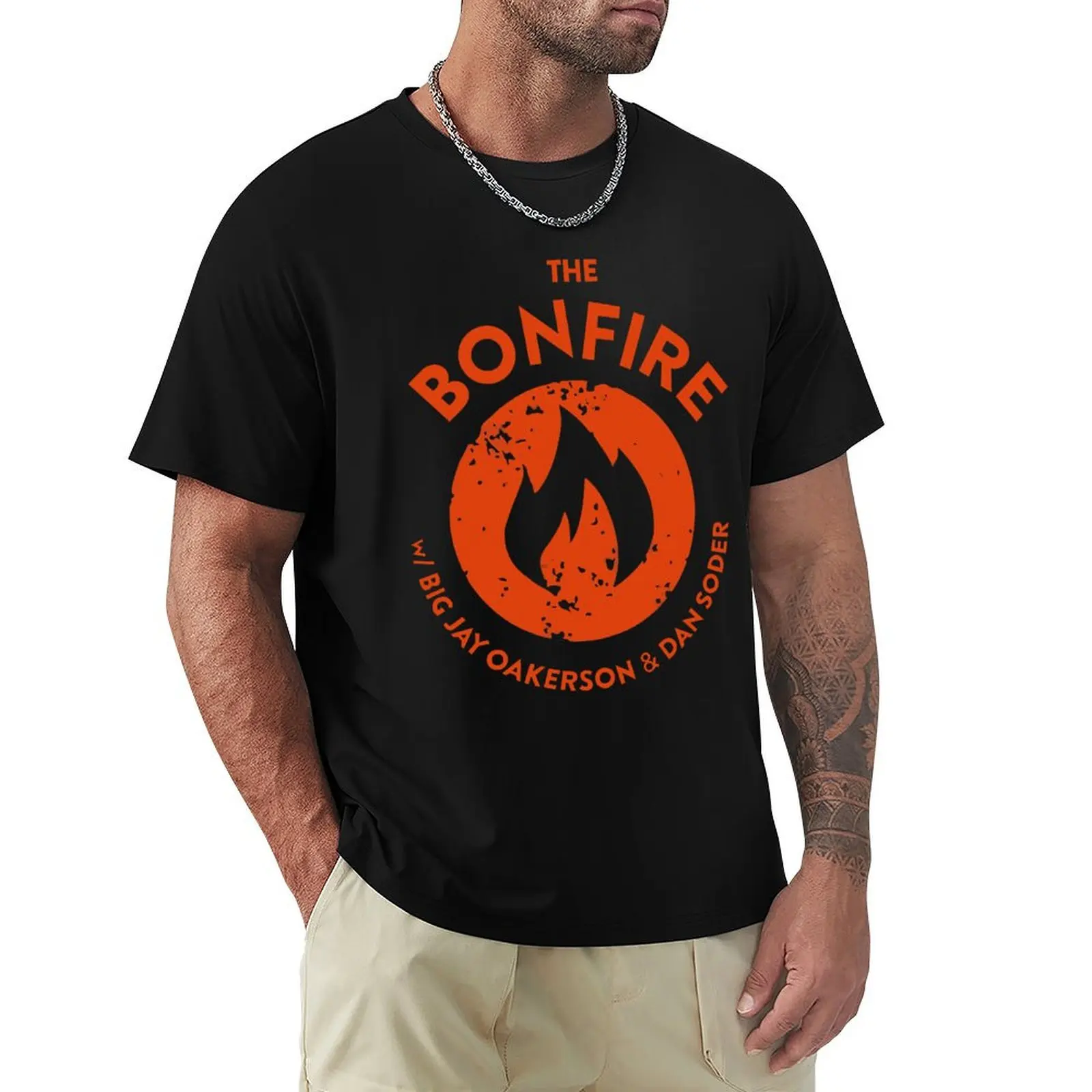 The bonfire official podcast logo essential t shirt T-Shirt Cool Dry Performance T-Shirt