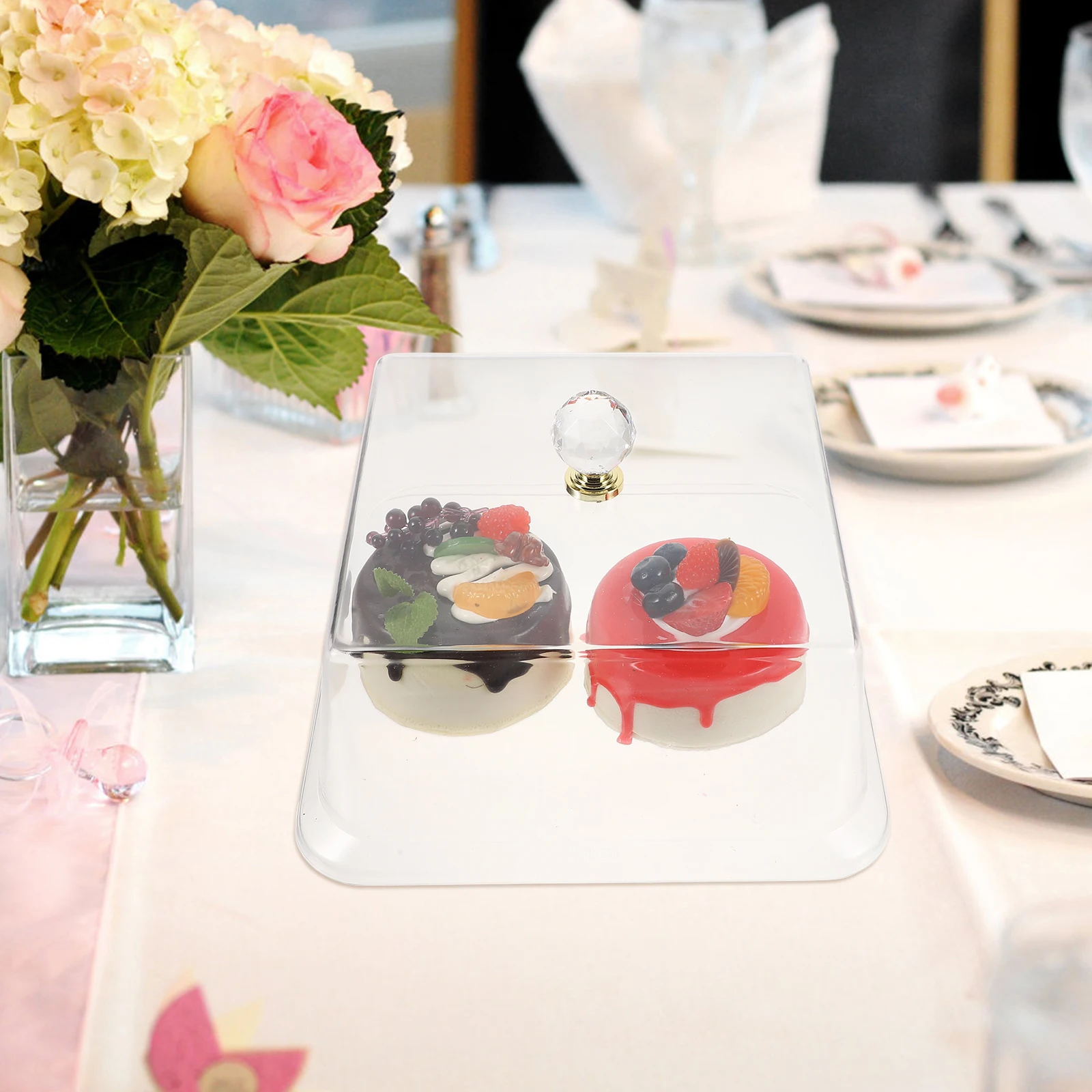 

Cake Cover Dust Protection Cap Dessert Food Acrylic Cloche Contamination Prevention