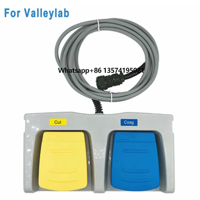 For Valleylab Foot Switch Electrosurgical Footswitch Laparoscopic Electrosurgical 2-Unit Double Paddle Foot Switch Cut/Coag