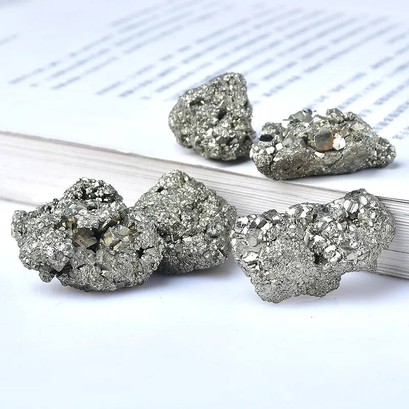 

100g Natural Stones Pyrite Crystal Cluster Irregular Stone Rock Mineral Sample Energy Home Decoration Raw Mineral Decoratio