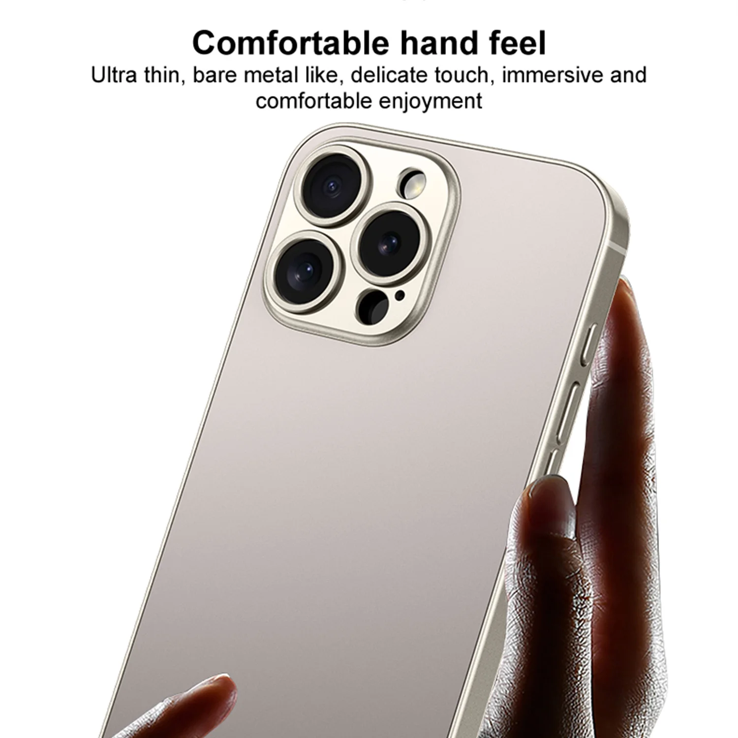 AG Technology Frosted Skin Feel Simulator Cover For iPhone 16 Pro Max 16 Plus Case Pure Color Anti-Drop Anti-Fingerprint