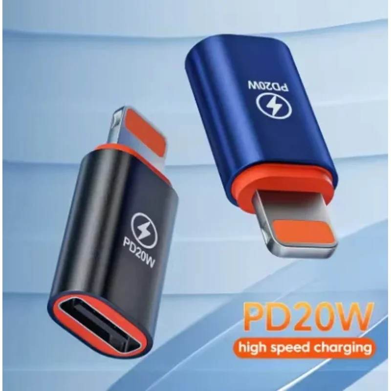 USB C To Lightning Adapter For IOS Male to Type C Female Converter For iPhone 14 13 11 macbook PD30w Fast Charging Adaptor