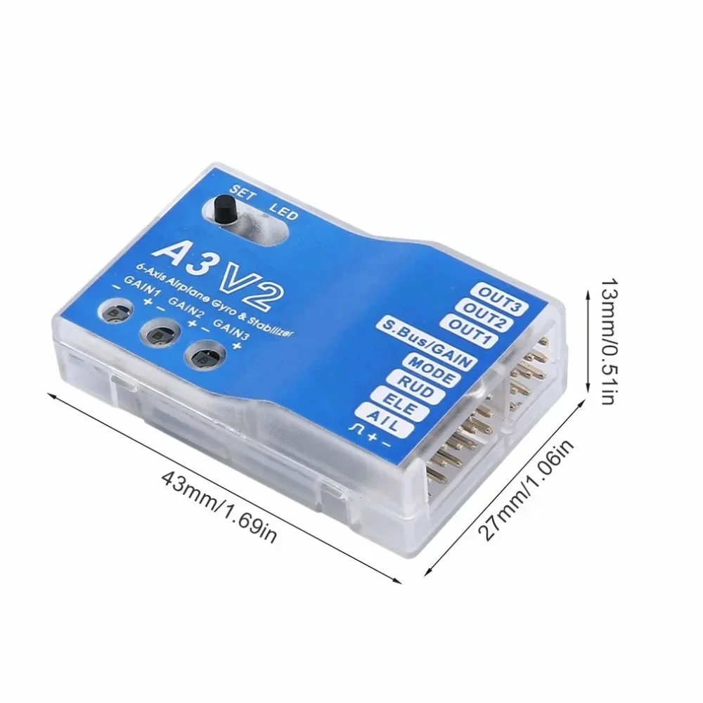 3-Achsen Gyro Flight Controller 46x33x15mm – Stab Produktbild-Vorschau 5
