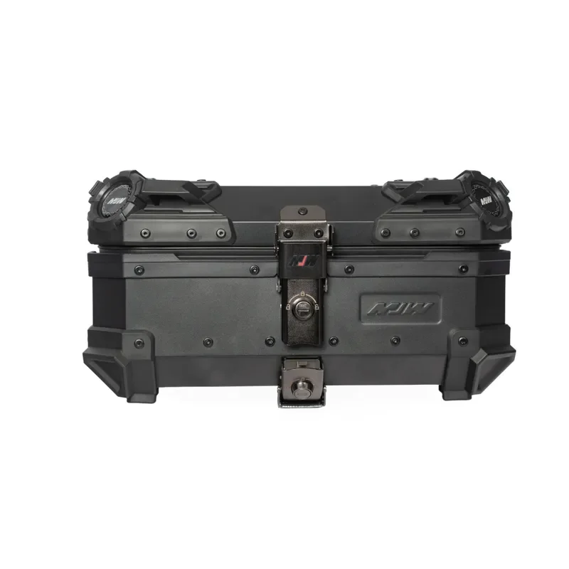Motorcycle aluminum alloy quick-release trunk 28L double lock waterproof and anti-collision general electric vehicle scooter