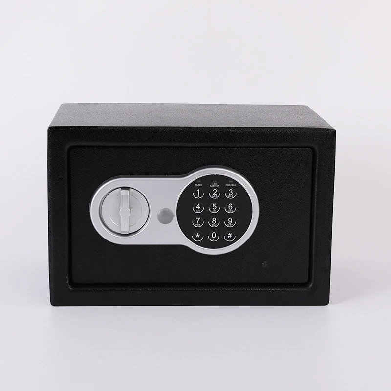 Key and Electronic Security Small Safe Box, Digital Deposit Box for Home Office Hotel Business, Lock Box for Cash Jewelry