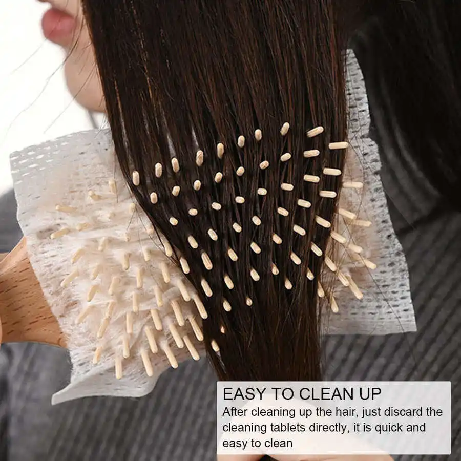 50pcs Comb Cleaning Net Protective Hair Brush Cleaning Net Portable Pet Hair Remover Tools