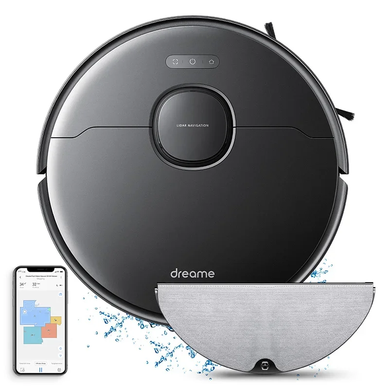 

Dreame L10 Pro Obstacle Aviodance Auto-recharge Robot Vacuums Strong Suction Wet and Dry 3D 4000PA Automic Back Electric 5200mah