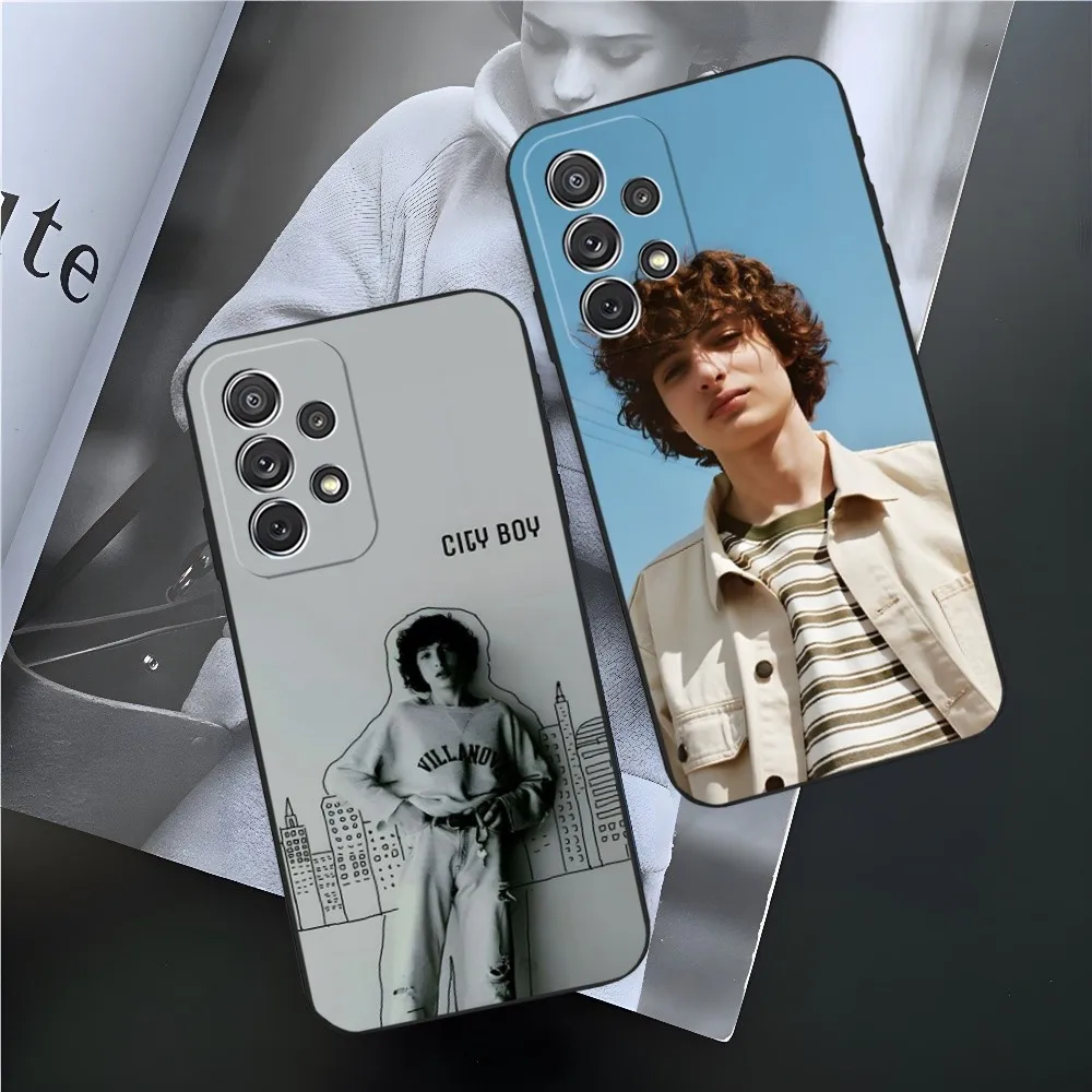 Finn Wolfhard Phone Case for Samsung Galaxy S23 Ultra S24 S22 S20 Fe S21 Plus A54 A34 A24 A53 M54 Note 20 Back Cover