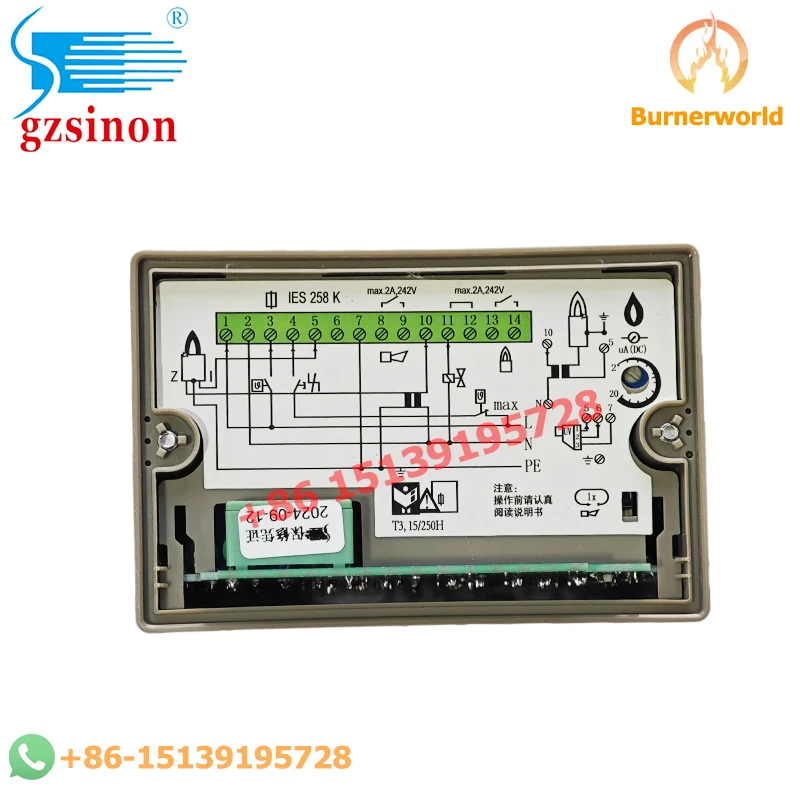 Controlador de ignição automática Sinon IES258 IES258-5/1W..K